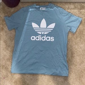 Blue adidas shirt